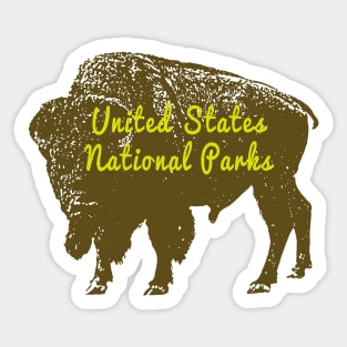 United States National Parks Sticker